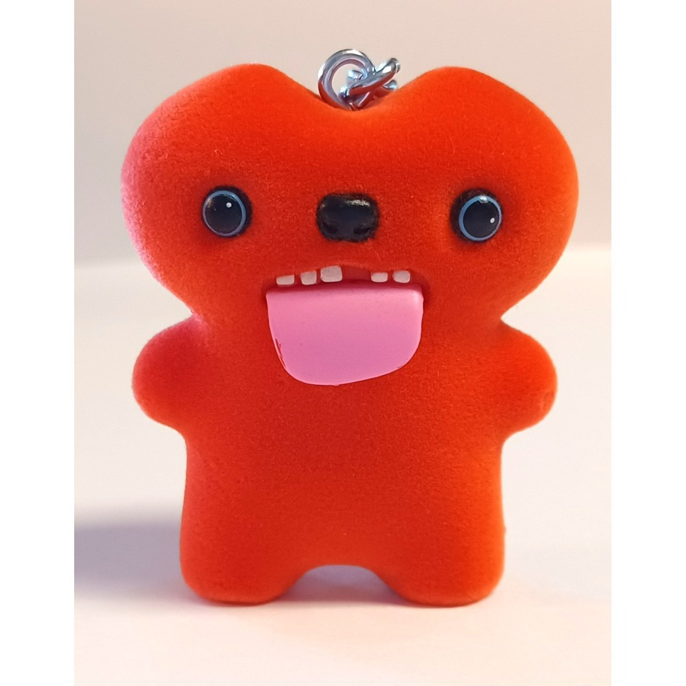 Fuggler Series 2 Flocked Gaptooth McGoo Orange Red Keychain Figure Catch Me Rare